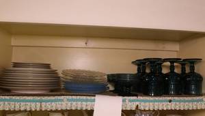 Lot of blue glassware and china...