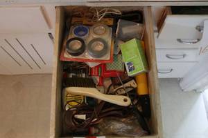 Lot of household tolls and goods...