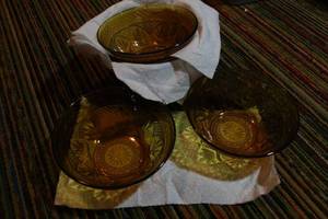 Amber glassware...