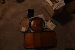 Lot of vintage trays ...