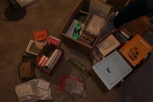 Huge lot of vintage cards and books...