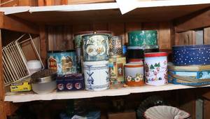 Vintage tins...