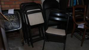 Folding chairs...