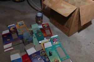 Large lot of collector toy boxes...