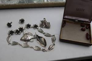 Lot of pins and jewelery...