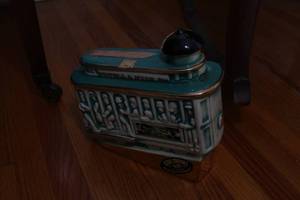 Ezra Brooks train bottle...