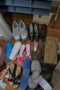 Lot of ladies shoes, mainly size 7 ...
