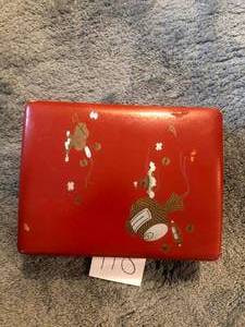 Lacquer Painted wood medicine box w...