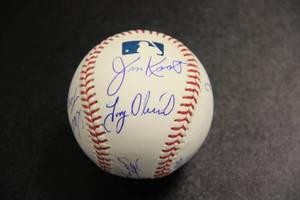 Official Rawlings Ball with 9 Autograph  Jim Kaat Tony Oliva