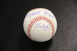 Official Rawlings Ball with 4 Autograph  Jim Mudcat Grant Sweet Spot
