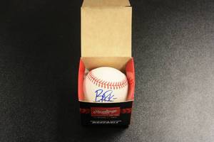Official Rawlings Ball Brent Rooker Sweet Spot Autograph