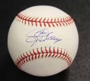 Official Rawlings Ball Joe Nathan Sweet Spot Autograph Fan HQ COA