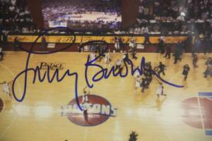 Larry Brown Detroit Pistons 8x10 Autograph PSADNA COA