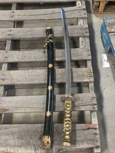 lot 5 image: Samurai Sword 37 34 Overall Length