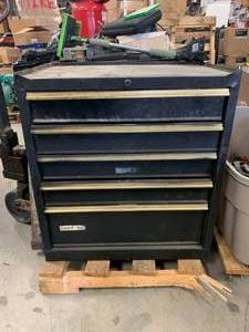 lot 48 image: 5 Drawer Tool Cabinet 26 12 Wide 18 Deep 29 Tall