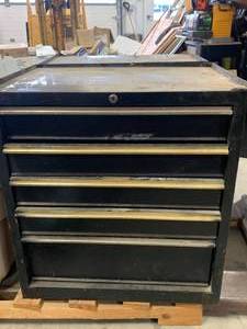 lot 49 image: 5 Drawer Tool Cabinet 26 12 Wide 18 Deep 29 Tall