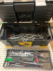 lot 63 image: Stanley Tool Box Full of Tools