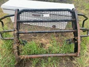 lot 92 image: Ranch Hand Truck Grill Guard $600-$800 retail   (approx 34 high 83 wide)