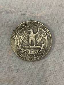 lot 119 image: 1936 Liberty Quarter Hobo Coin