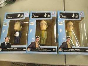 lot 135 image: 3 The Office Bobbleheads...