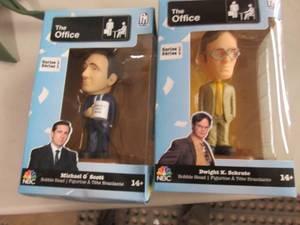 lot 136 image: 2 The Office Bobbleheads...