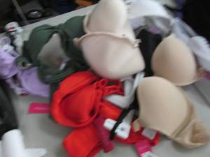 lot 139 image: Assorted NWT Bras and Swimsuit Tops...