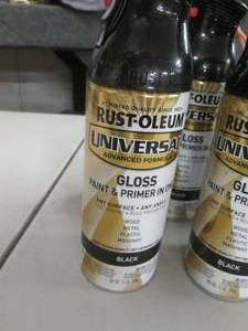lot 154 image: 6 - 12 oz Cans Rust-oleum Gloss Pai...