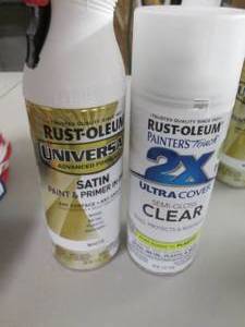 lot 156 image: 3 - 12 oz Cans Rust-oleum Satin Pai...