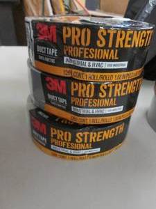 lot 161 image: 3 Rolls 3M Professional Strength Du...