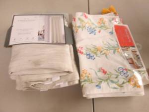 lot 173 image: Room Darkening Panel, Table Runner...