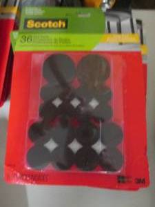 lot 175 image: 6-36pk Scotch Felt Pads...