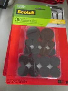 lot 176 image: 6-36pk Scotch Felt Pads...