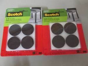 lot 177 image: 8-12pk Scotch Felt Pads...