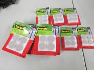 lot 179 image: 5-16 pk Scotch Felt Pads, 6-12 pks...