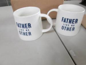 lot 186 image: 2 Father Themed Soup Mugs...