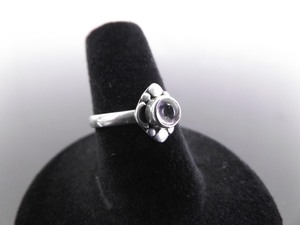 .925 Sterling Silver Moon Stone Cabochon Ring&nbspSize&nbsp6.5