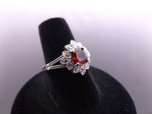.925 Sterling Silver SILPADA Garnet Crystal Ring&nbspSize&nbsp7