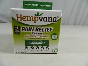 lot 30 image: New Hempvana Maximum Strength Pain Relief Cream