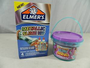 lot 48 image: New Slime Kit and New Bucket of Slimy Sand