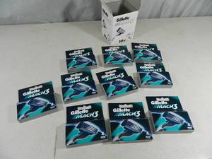 lot 55 image: 10 New Boxes of Gillette Mach 3 Razor Cartidges