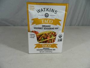 lot 71 image: 12 New Watkins Taco Seasoning Packets