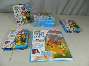 lot 122 image: New Paw Patrol and Lion King Crayola Mess Free Coloring