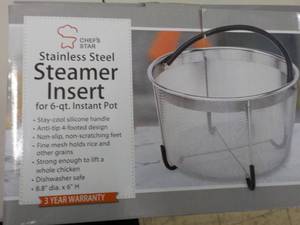 lot 37 image: Stainless Steamer Insert...