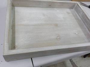 lot 41 image: Wood Trays 16 x 12...