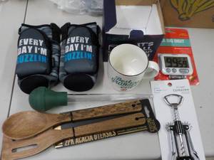 lot 68 image: Beverage Holders, Cup, Timer, and m...