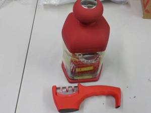 lot 74 image: 6 Sided Grater and Knife Sharpener...