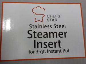 lot 81 image: Stainless Steel Steamer Insert...