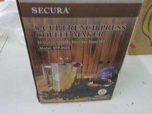 lot 92 image: Secura 8 cup French Press Coffee Ma...