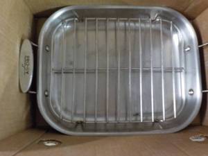 lot 118 image: All Clad Roasting Pan and Hose...