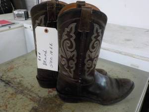 lot 119 image: Cowboy Boots H & H size 10 ee...